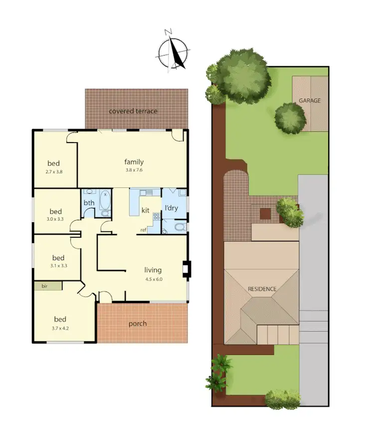 Floorplan of Homely house listing, 71 Latrobe Street, Cheltenham VIC 3192