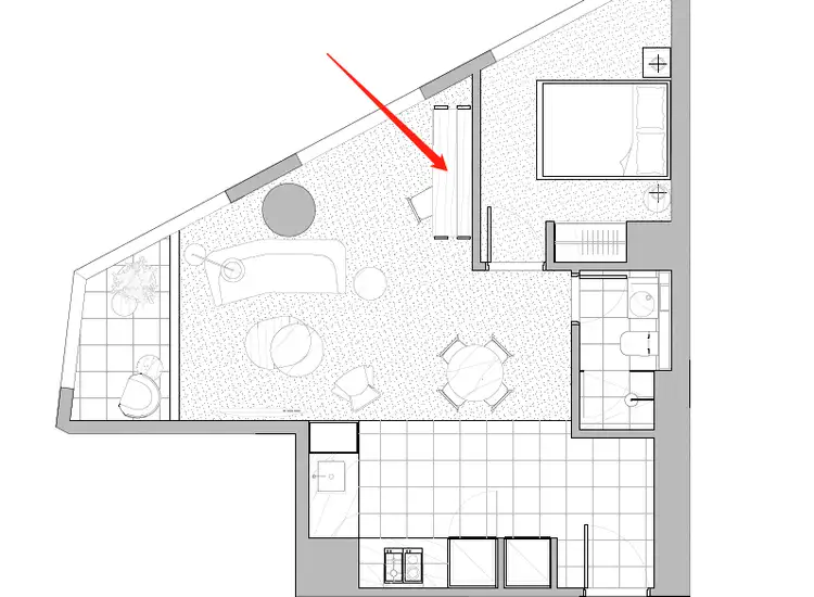 Floorplan of Homely apartment listing, 3003/160 Victoria Street, Carlton VIC 3053