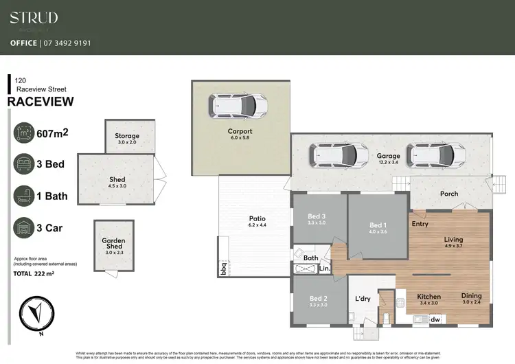 Floorplan of Homely house listing, 120 Raceview Street, Raceview QLD 4305