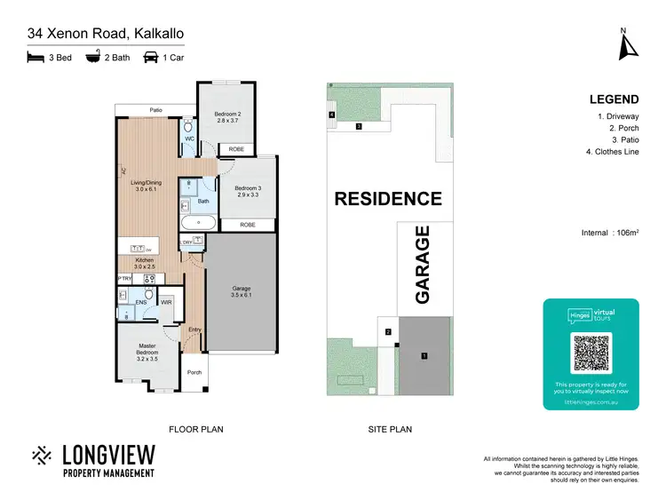 Floorplan of Homely house listing, 34 Xenon Road, Kalkallo VIC 3064