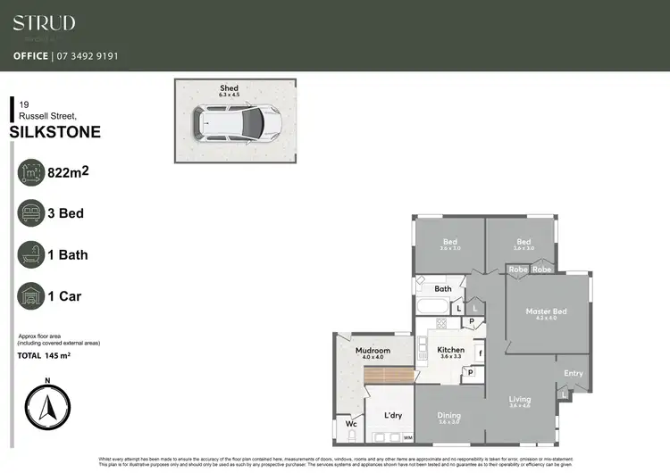 Floorplan of Homely house listing, 19 Russell St, Silkstone QLD 4304