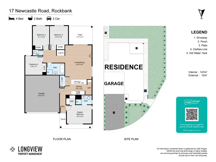 Floorplan of Homely house listing, 17 Newcastle Road, Rockbank VIC 3335