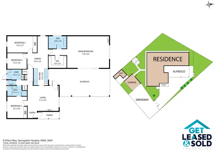 Floorplan of Homely house listing, 9 Gilbul Way, Springdale Heights NSW 2641