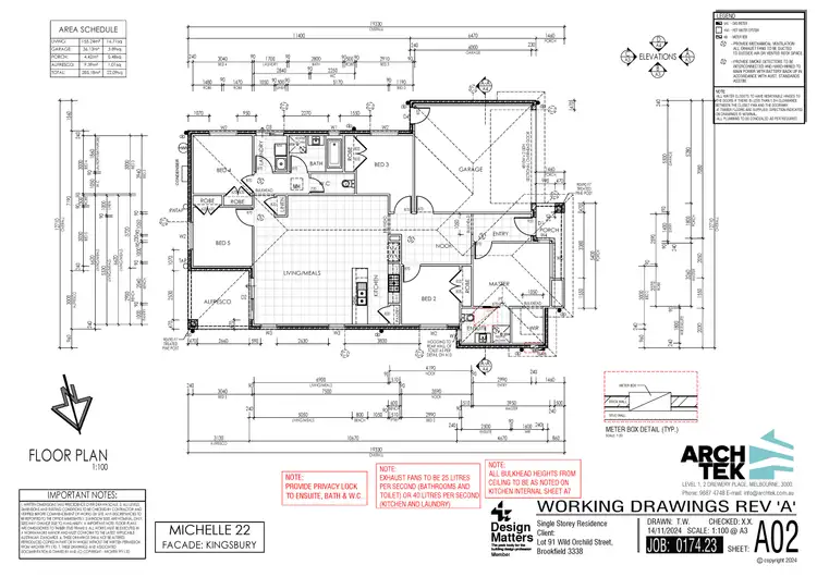 Floorplan of Homely house listing, 11 Wild Orchid Street, Brookfield VIC 3338