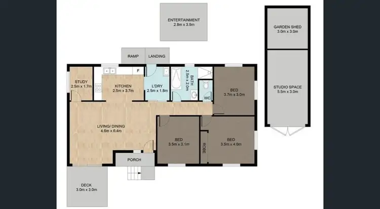 Floorplan of Homely house listing, 29 Neilson Crescent, Riverview QLD 4303