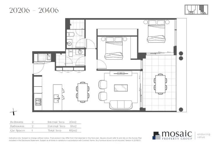 Floorplan of Homely house listing, 20306/29 Finney Road, Indooroopilly QLD 4068