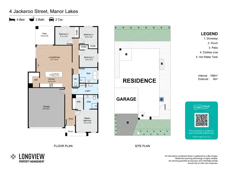 Floorplan of Homely house listing, 4 Jackeroo Street, Manor Lakes VIC 3024