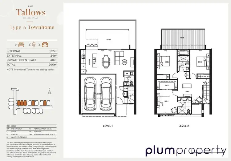 Floorplan of Homely townhouse listing, 8/21 Jenkinson, Indooroopilly QLD 4068