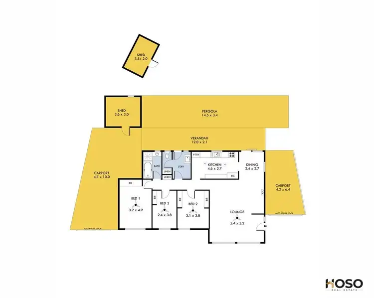 Floorplan of Homely house listing, 56 Hamblynn Road, Elizabeth Downs SA 5113