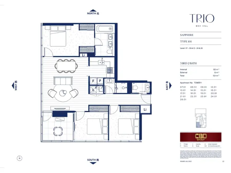 Floorplan of Homely apartment listing, 1801a/845 Whitehorse Road, Box Hill VIC 3128