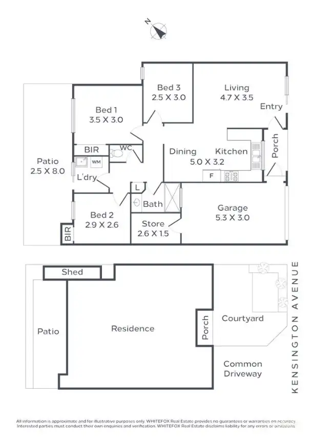 Floorplan of Homely house listing, 69 Kensington Avenue, Dianella WA 6059