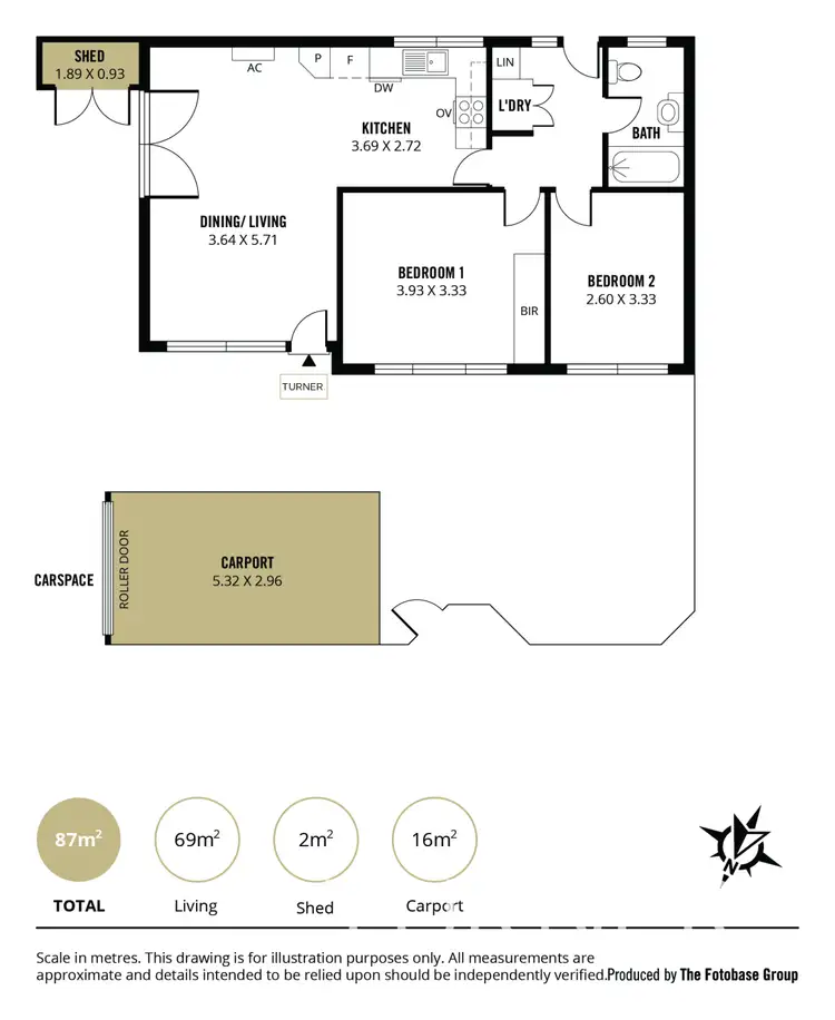 Floorplan of Homely apartment listing, 1/11 Edward Street, Glynde SA 5070