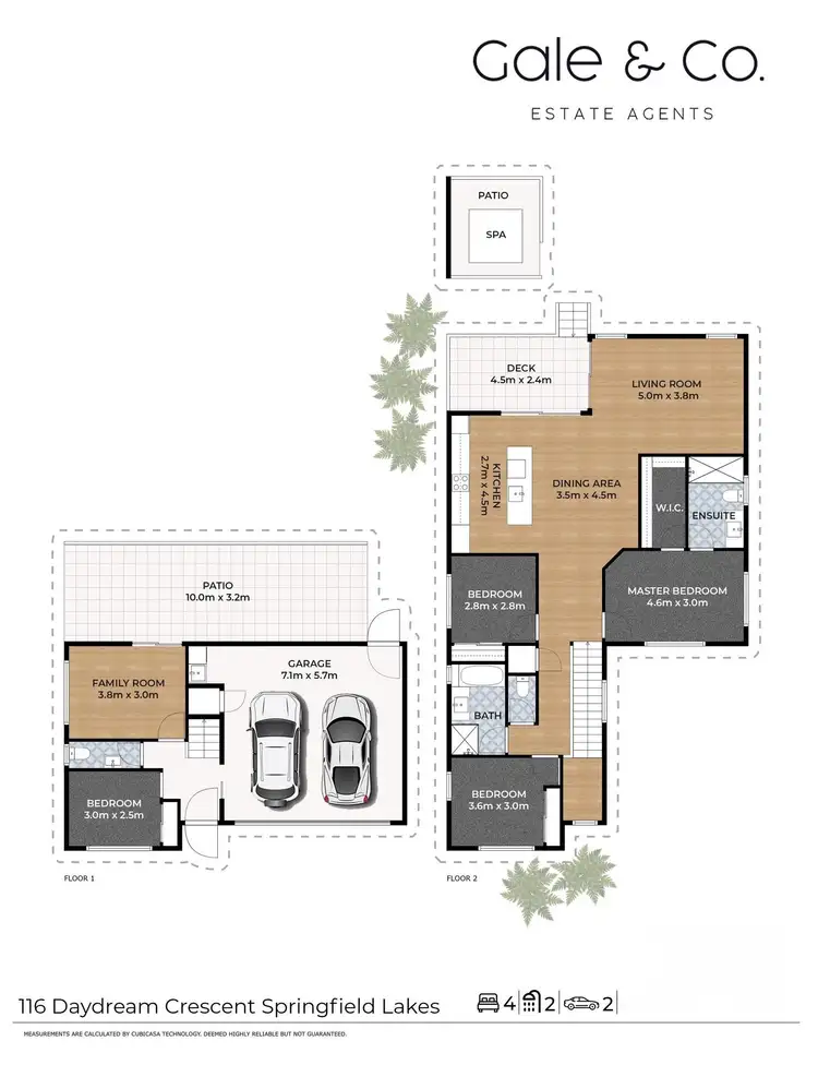 Floorplan of Homely house listing, 116 Daydream Crescent, Springfield Lakes QLD 4300