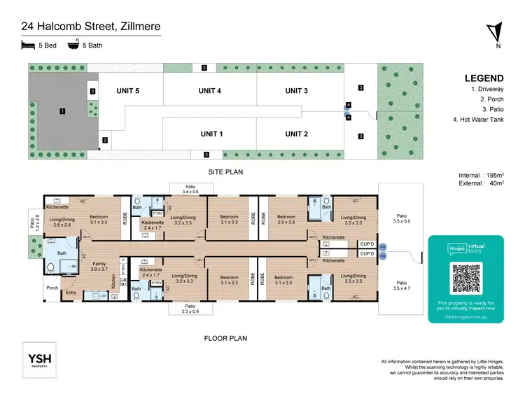 Floorplan of Homely apartment listing, 3/24 Halcomb Street, Zillmere QLD 4034