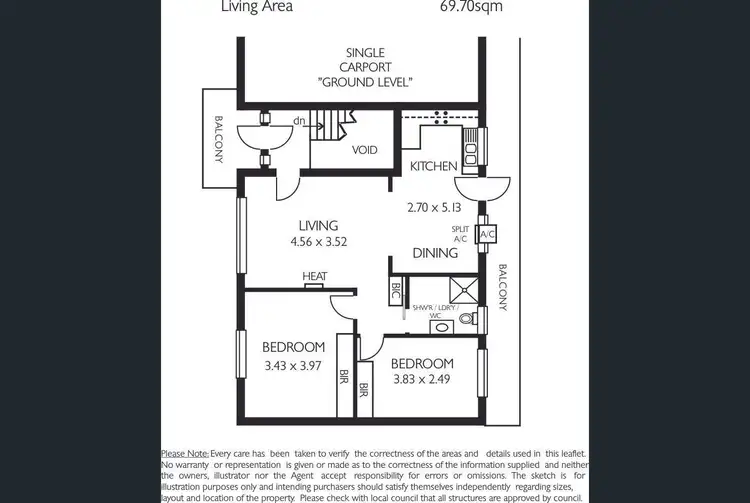 Floorplan of Homely unit listing, 4/81 Third Avenue, Joslin SA 5070