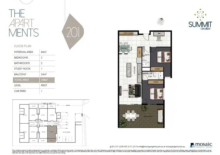 Floorplan of Homely apartment listing, 201/17 View Street, Mount Gravatt East QLD 4122