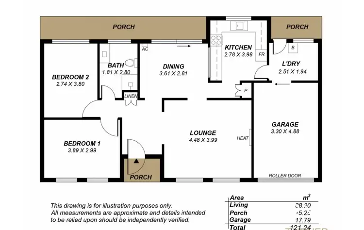 Floorplan of Homely house listing, 3B Farr Street, Woodville North SA 5012