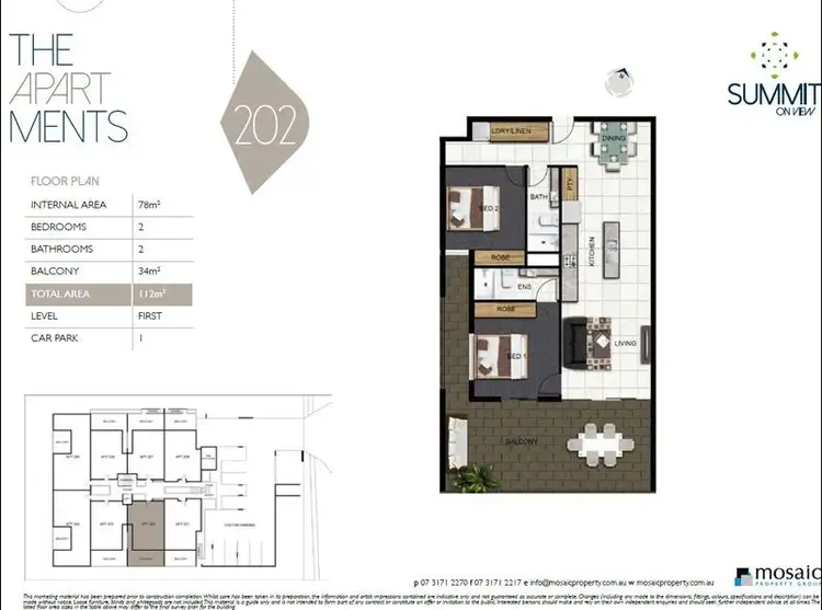Floorplan of Homely apartment listing, 202/17 View Street, Mount Gravatt East QLD 4122
