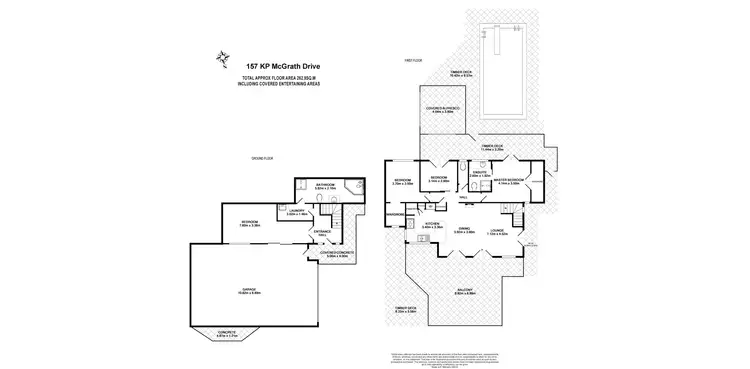 Floorplan of Homely house listing, 157 KP McGrath Drive, Elanora QLD 4221