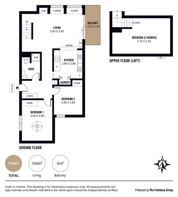 Floorplan of Homely unit listing, 18/233 East Terrace, Adelaide SA 5000