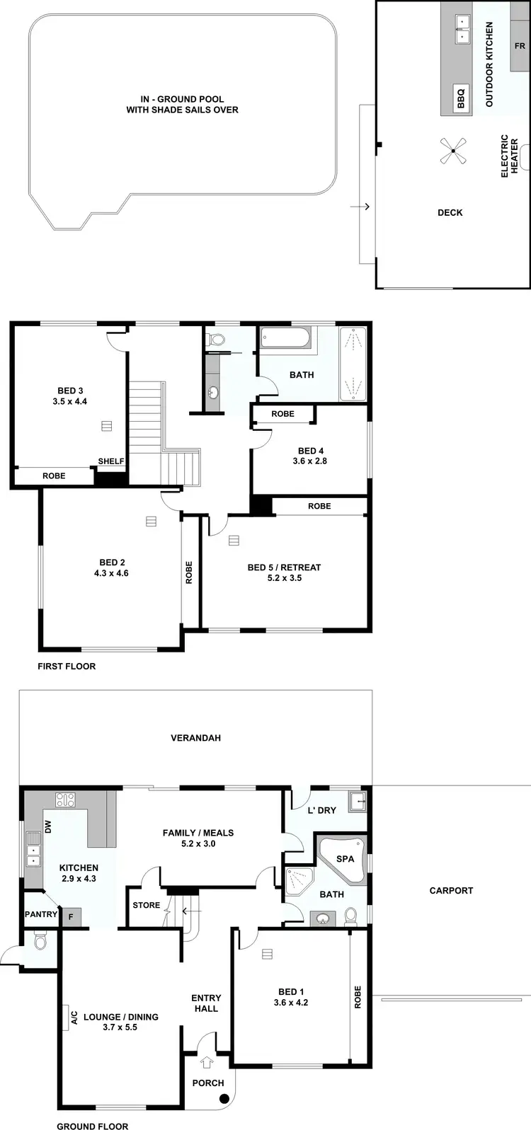 Floorplan of Homely house listing, 178 Cudmore Terrace, Henley Beach SA 5022