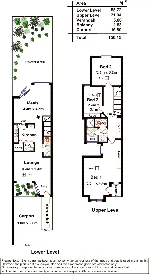 Floorplan of Homely house listing, 13B HUME STREET, Adelaide SA 5000