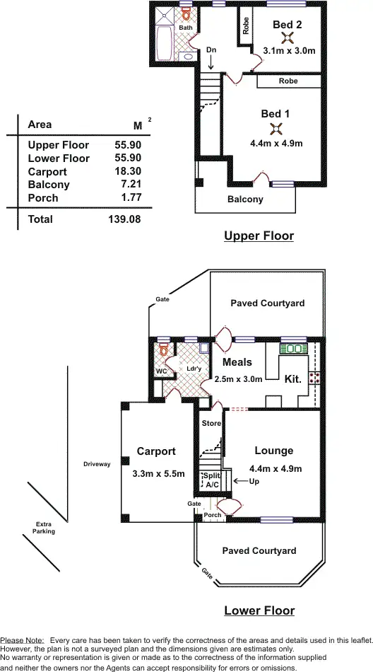 Floorplan of Homely townhouse listing, 5/214 Trimmer Parade, Seaton SA 5023