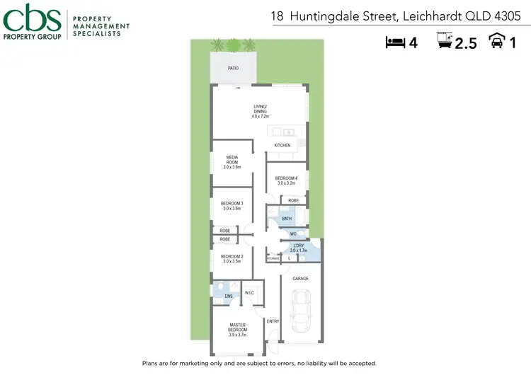 Floorplan of Homely house listing, 18 Huntingdale Street, Leichhardt QLD 4305