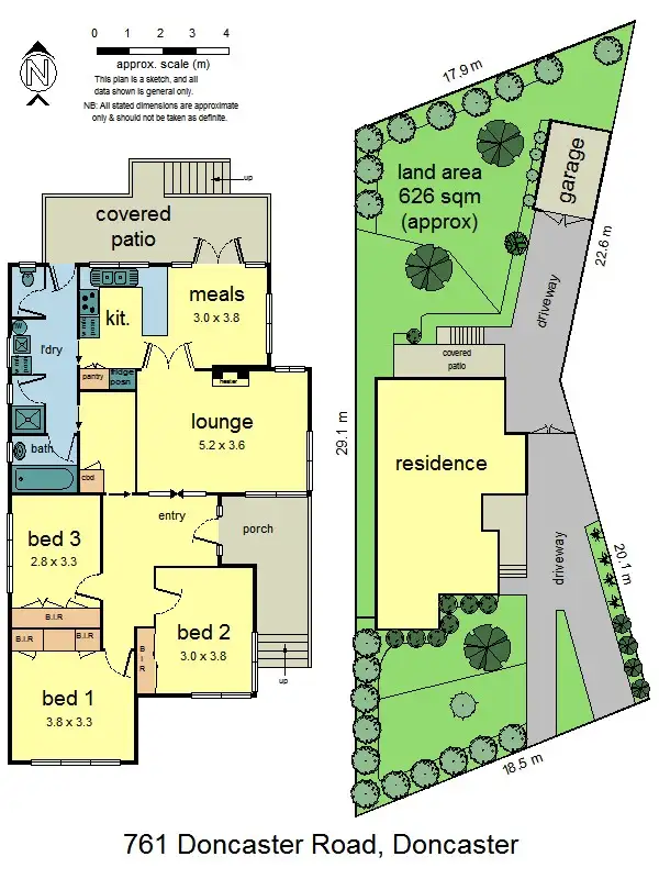 Floorplan of Homely house listing, 761 Doncaster Road, Doncaster VIC 3108