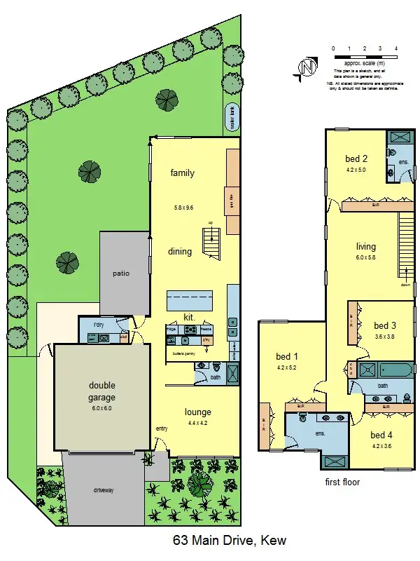 Floorplan of Homely apartment listing, 63 Main Drive, Kew VIC 3101