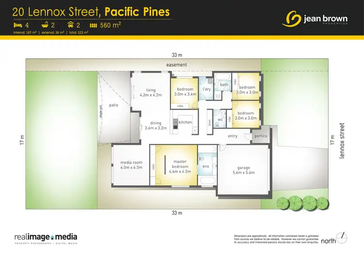 Floorplan of Homely house listing, 20 Lennox Street, Pacific Pines QLD 4211