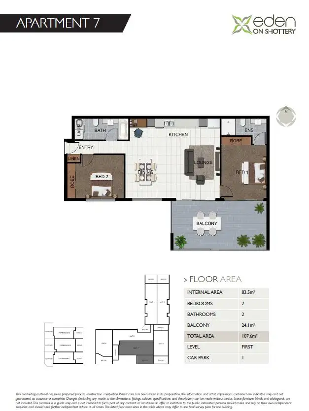 Floorplan of Homely apartment listing, 7/16 Shottery Street, Yeronga QLD 4104