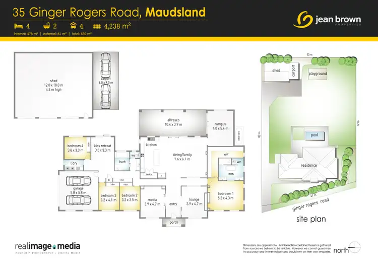 Floorplan of Homely house listing, 35 Ginger Rogers Road, Maudsland QLD 4210