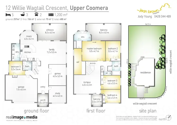 Floorplan of Homely house listing, 12 Willie Wagtail Crescent, Upper Coomera QLD 4209
