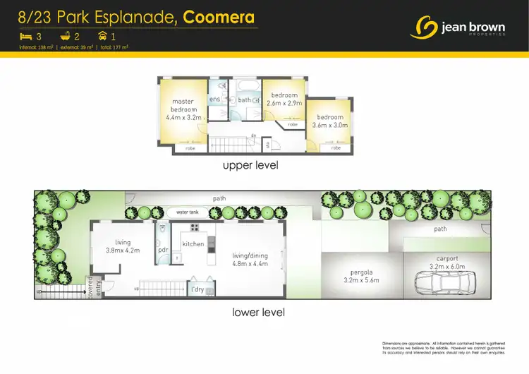Floorplan of Homely townhouse listing, 8/23 Park Esplanade, Coomera QLD 4209