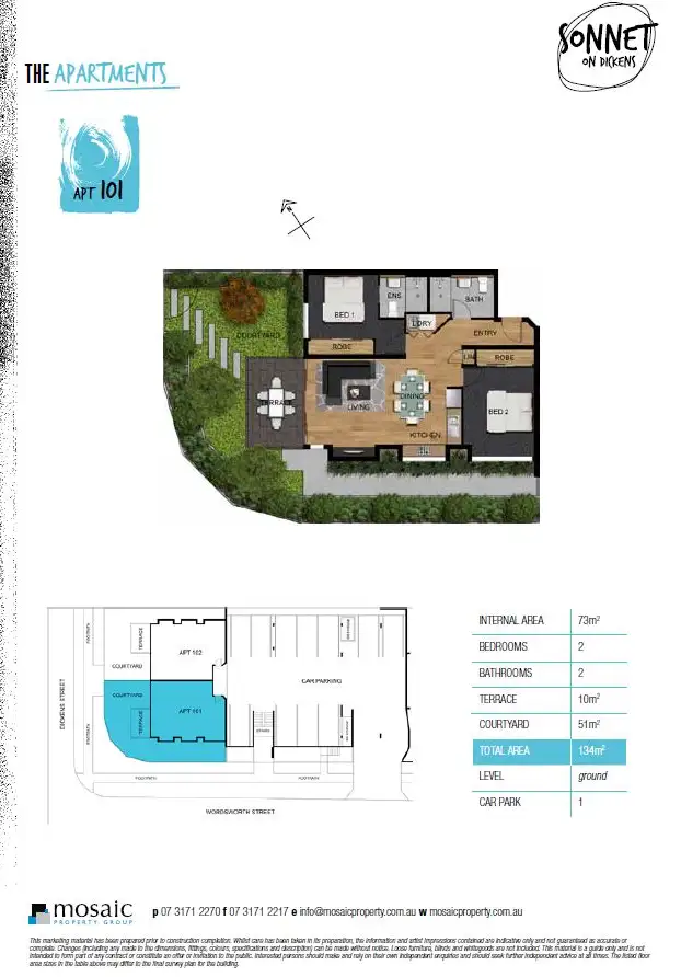 Floorplan of Homely apartment listing, 101/49 Dickens Street, Norman Park QLD 4170