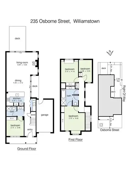 Floorplan of Homely townhouse listing, 235 Osborne Street, Williamstown VIC 3016