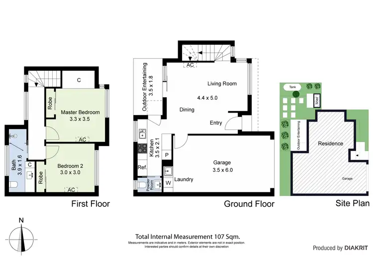 Floorplan of Homely townhouse listing, 87 Graham Street, Newport VIC 3015