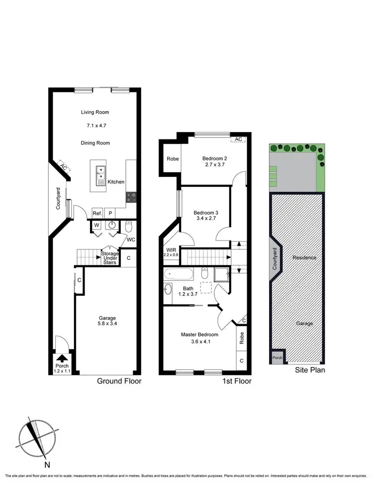 Floorplan of Homely townhouse listing, 30 Emma Street, Seddon VIC 3011