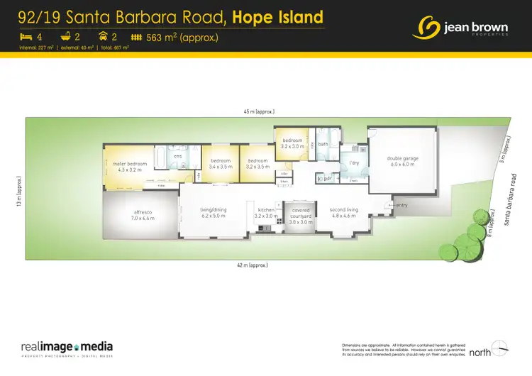Floorplan of Homely house listing, 92/19 Santa Barbara Road, Hope Island QLD 4212