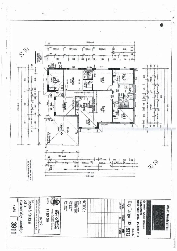 Floorplan of Homely house listing, 25 Scanlon Way, Lockridge WA 6054