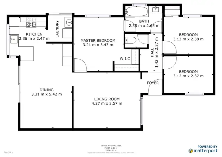 Floorplan of Homely house listing, 11 Congo Place, Beechboro WA 6063