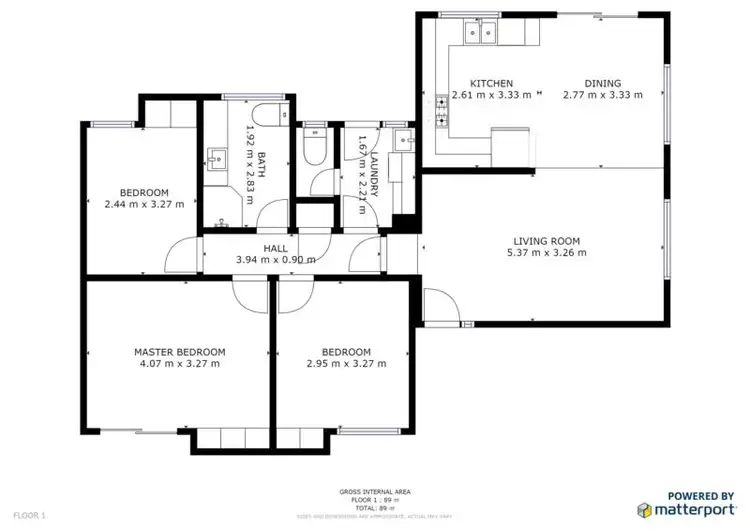 Floorplan of Homely house listing, 133 Altone Road, Beechboro WA 6063