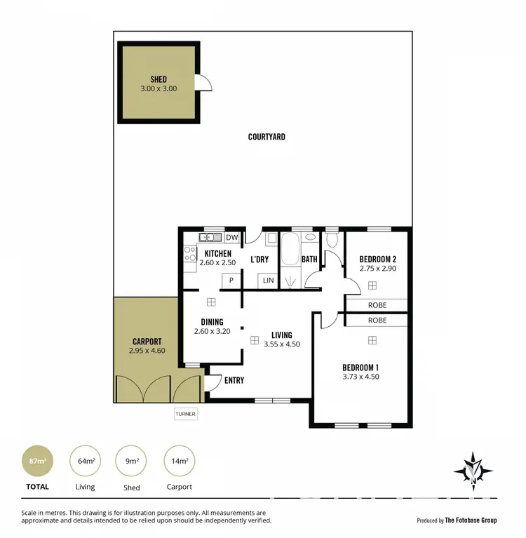 Floorplan of Homely unit listing, 12/6 Kegworth Road, Melrose Park SA 5039