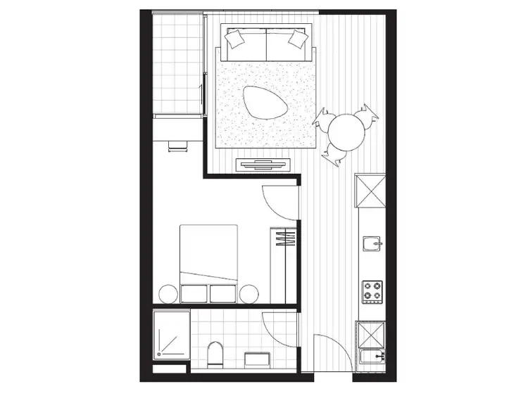 Floorplan of Homely apartment listing, 204B/3 Brewery Lane, Collingwood VIC 3066