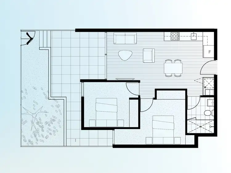 Floorplan of Homely apartment listing, G03/1090 Nepean Highway, Highett VIC 3190