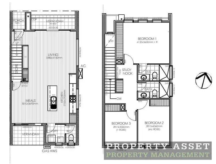 Floorplan of Homely townhouse listing, 1/1 Polo Drive, Mount Barker SA 5251