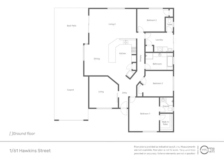 Floorplan of Homely house listing, 61 Hawkins Street, Kalgoorlie WA 6430