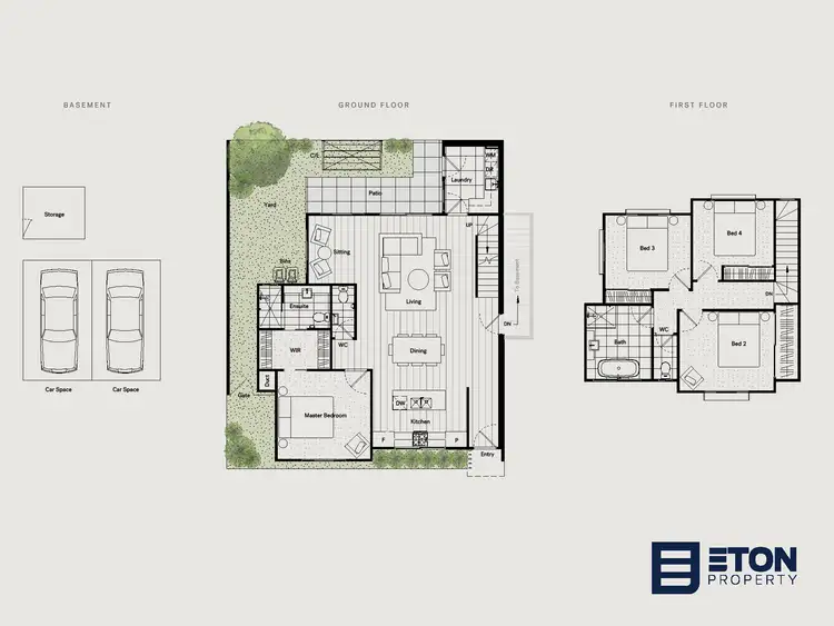 Floorplan of Homely townhouse listing, TH2/250 Arthur Street, Fairfield VIC 3078