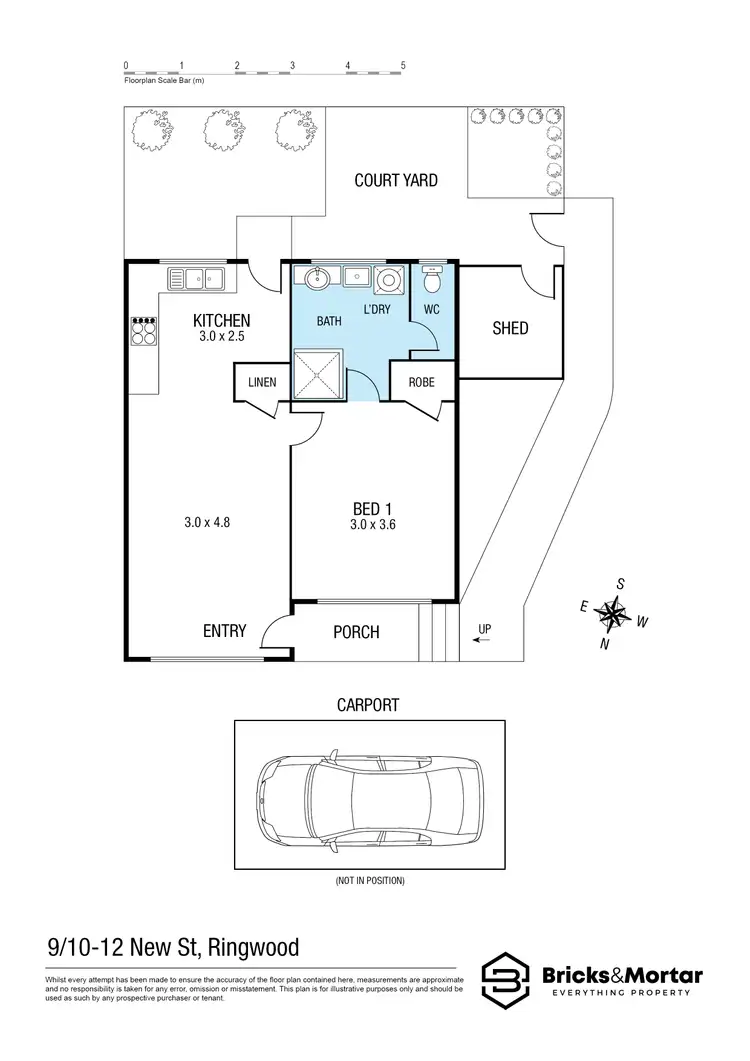 Floorplan of Homely unit listing, 9/10-12 New Street, Ringwood VIC 3134